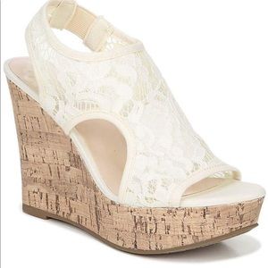 Fergalicious Vandalia wedge sandal. NWB